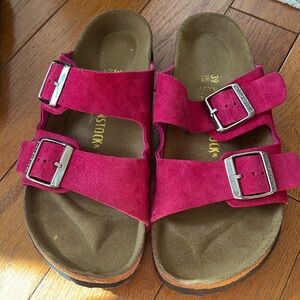 Size 39 PINK ARIZONA BIRKENSTOCK SANDALS *LIKE NEW*